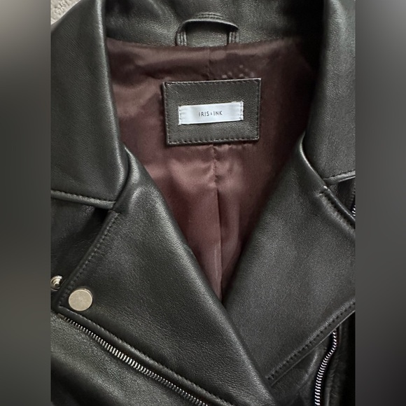 Lambskin Leather Jacket- Iris and Ink - Picture 2 of 16